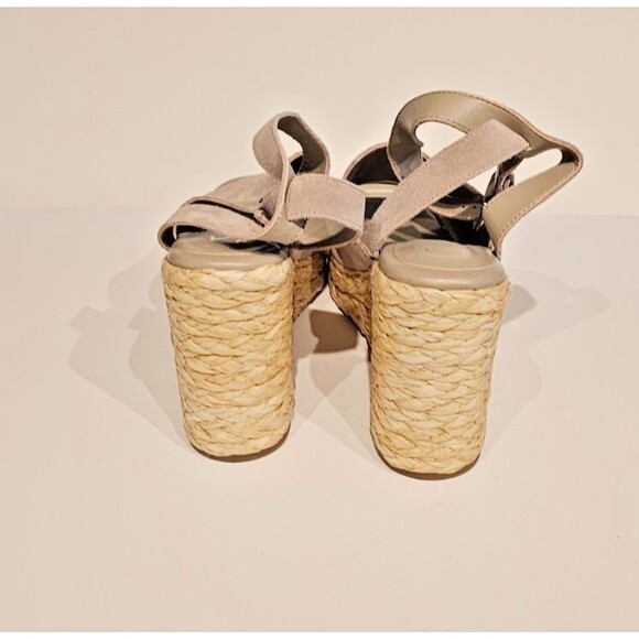 NEW Marc Fisher LTD Suede Espadrille Wedges Nelly SIZE 11 - Picture 6 of 6